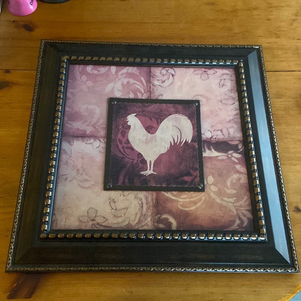 21” x 21” Kirkland’s Rooster picture